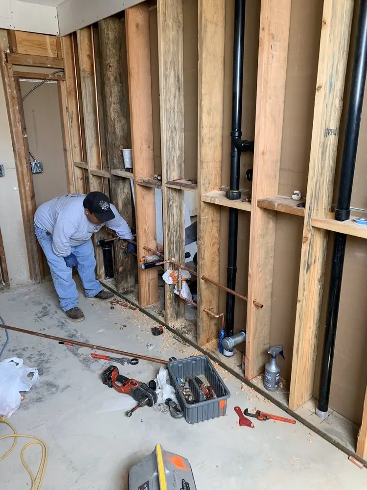 Commercial rough-in plumbing for Commercial Plumbing in West Quincy